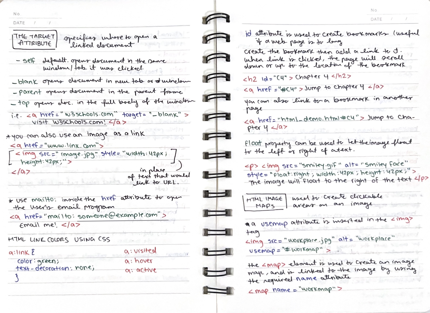coding notes 1
